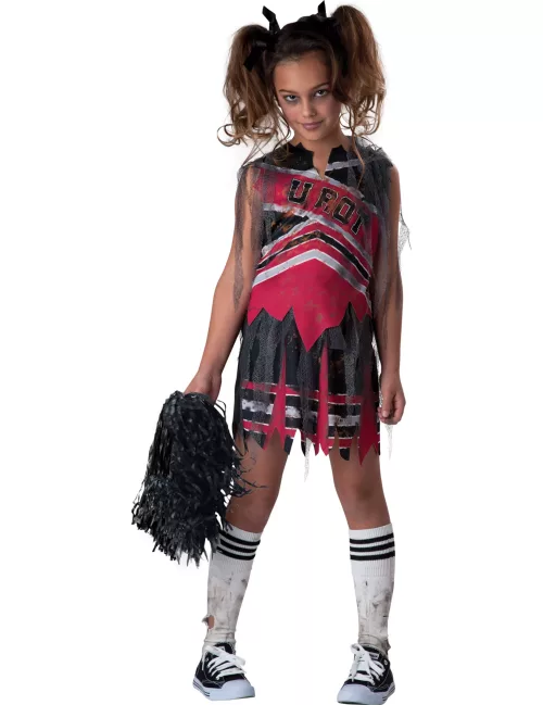 Photo du produit Déguisement Pompom Girl zombie pour fille - Premium