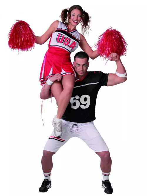 Photo du produit Déguisement pompom girl USA femme