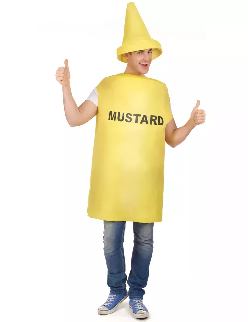 Photo du produit Déguisement pot de moutarde adulte