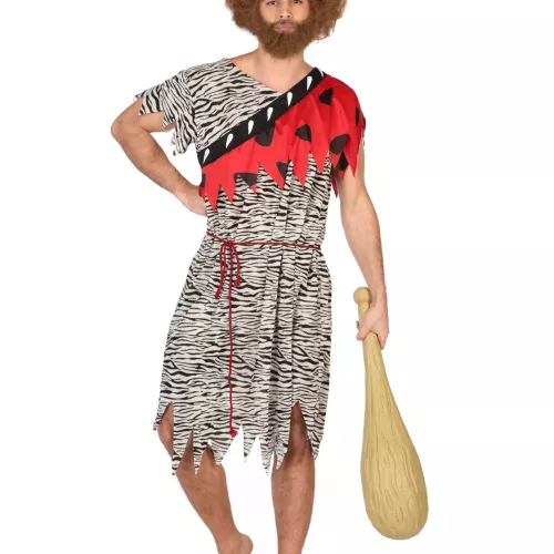 Photo du produit Déguisement préhistoire rouge homme