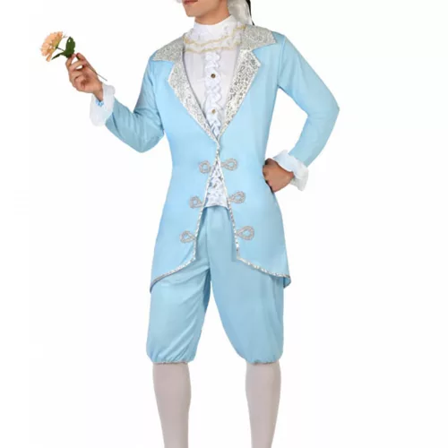 Photo du produit Déguisement prince baroque bleu homme