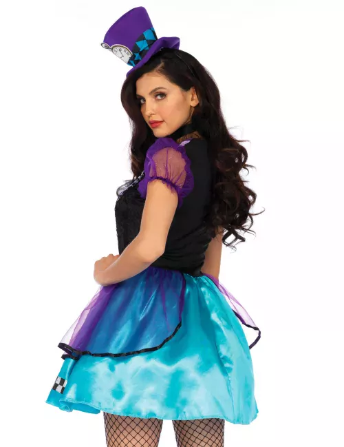 Photo du produit Déguisement princesse toquée violette femme
