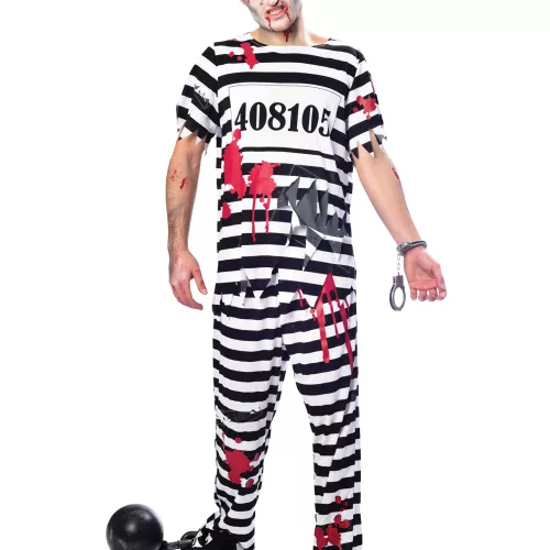 Photo du produit Déguisement prisonnier zombie homme