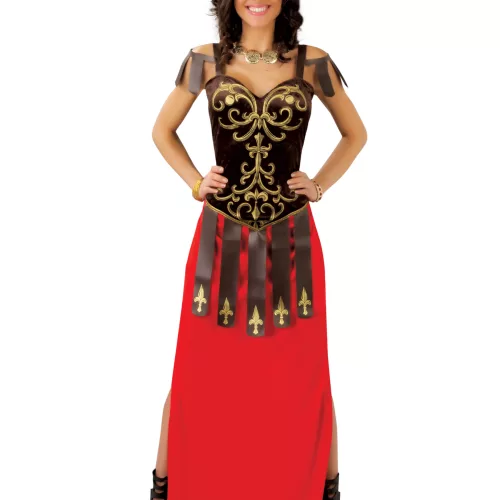 Photo du produit Déguisement robe longue guerrière femme