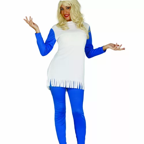 Photo du produit Déguisement robe nain bleu femme