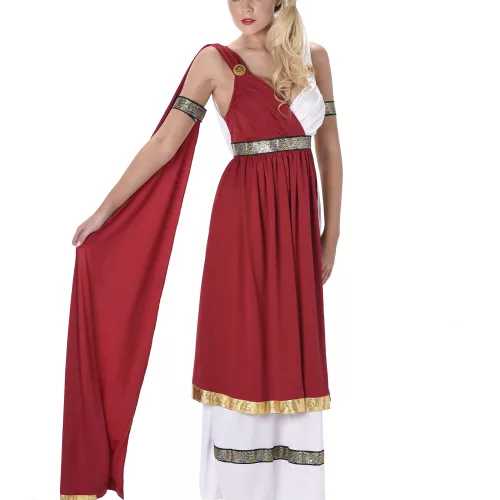 Photo du produit Déguisement rouge romaine femme