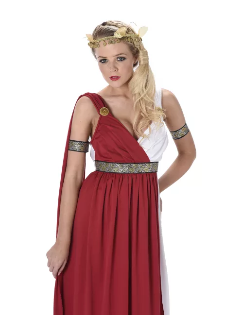 Photo du produit Déguisement rouge romaine femme
