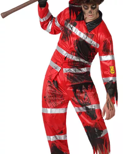 Photo du produit Déguisement sapeur-pompier zombie homme Halloween
