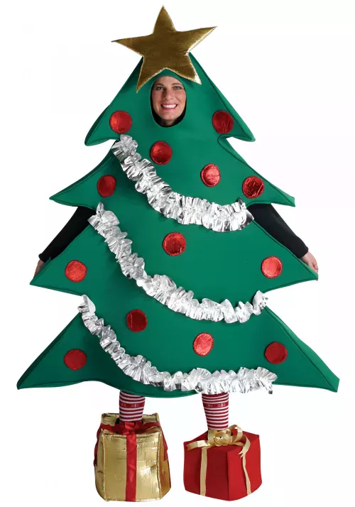 Photo du produit Déguisement sapin de Noël humoristique adulte