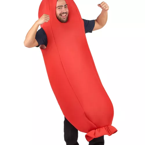 Photo du produit Déguisement saucisse rouge adulte