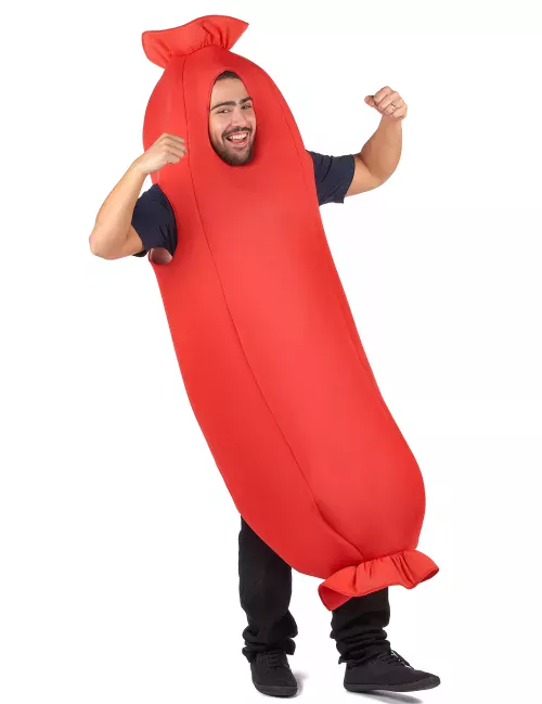Photo du produit Déguisement saucisse rouge adulte