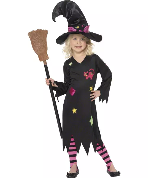 Photo du produit Déguisement sorcière chat fille Halloween