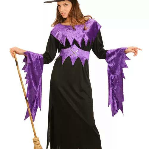 Photo du produit Déguisement sorcière avec chapeau femme Halloween