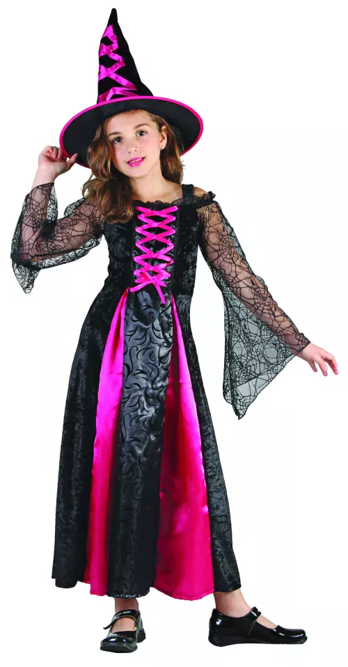 Photo du produit Déguisement sorcière dentelé fille Halloween