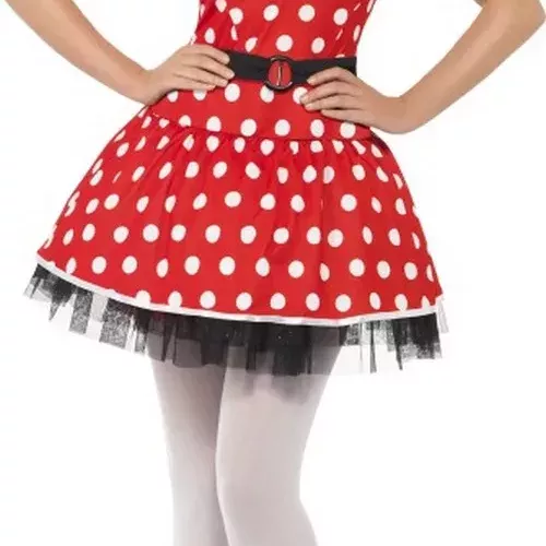 Photo du produit Déguisement souris rouge à pois femme