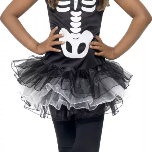 Photo du produit Déguisement squelette tutu noir fille Halloween