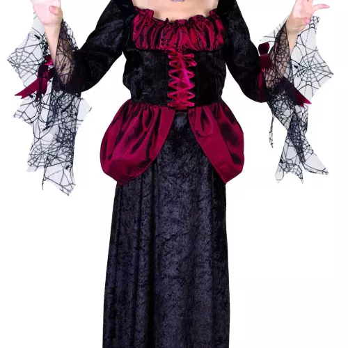 Photo du produit Déguisement rouge et noir vampire fille