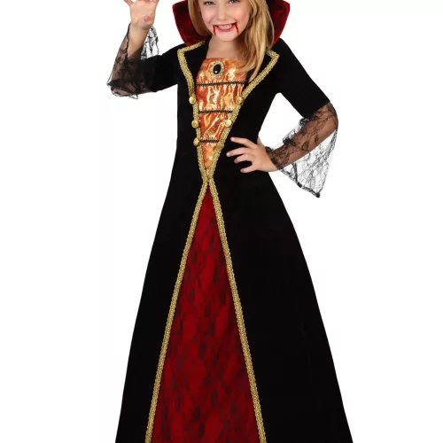 Photo du produit Déguisement élégant de vampire fille Halloween