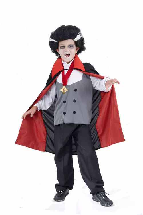 Photo du produit Déguisement vampire garçon gris Halloween
