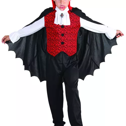Photo du produit Déguisement vampire garçon rouge Halloween