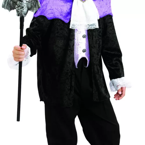 Photo du produit Déguisement vampire noir et violet garçon