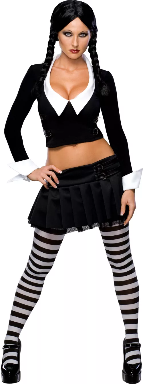 Photo du produit Déguisement Mercredi Famille Addams femme