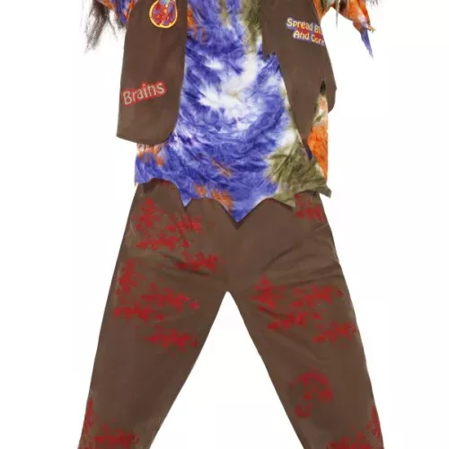 Photo du produit Déguisement zombie hippie homme Halloween