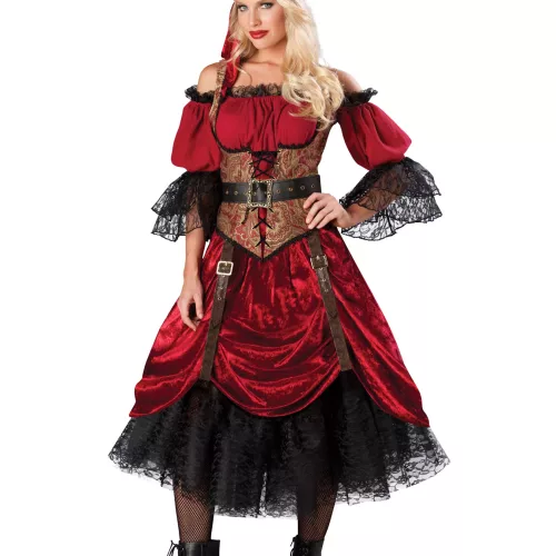 Photo du produit Déguisement Pirate avec corset pour femme - Premium