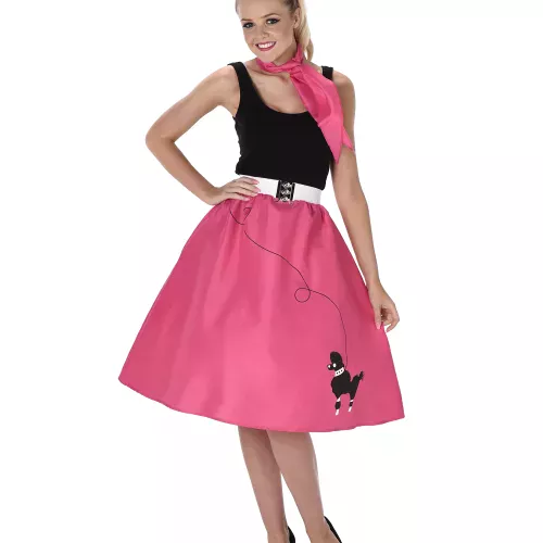 Photo du produit Déguisement années 50 fuschia femme