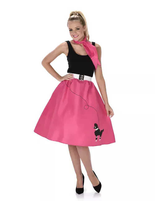 Photo du produit Déguisement années 50 fuschia femme