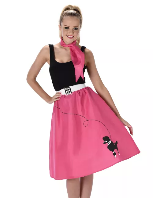 Photo du produit Déguisement années 50 fuschia femme