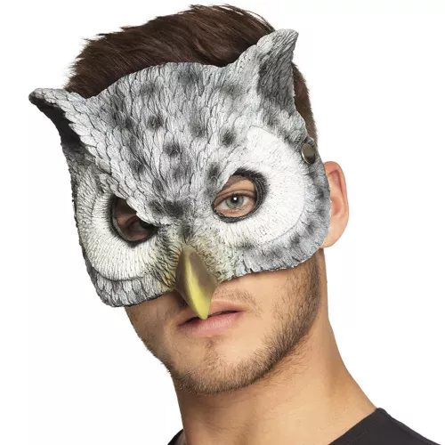 Photo du produit Demi masque chouette adulte