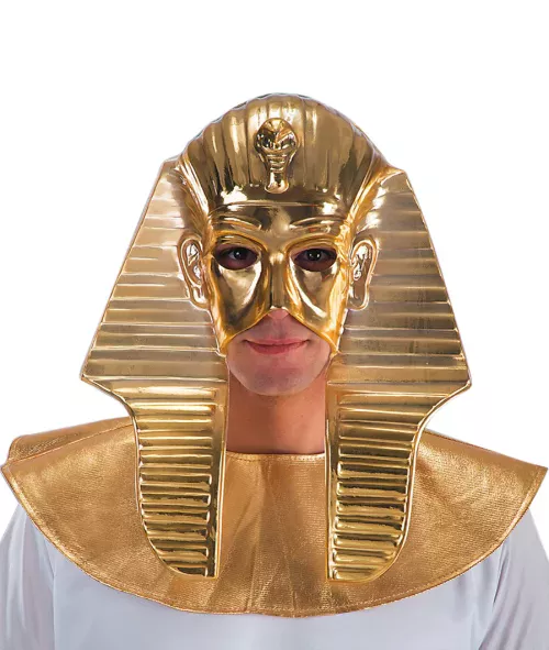 Photo du produit Demi masque doré pharaon homme