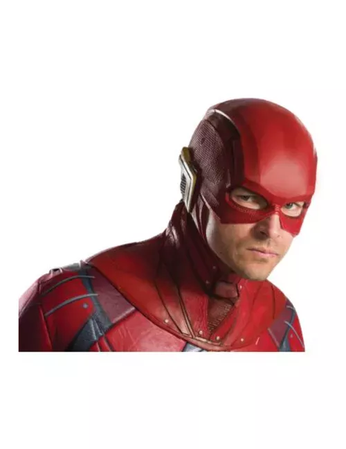Photo du produit Demi masque en latex Flash Justice League adulte