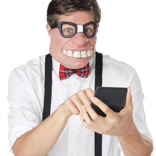 Photo du produit Demi-masque geek adulte
