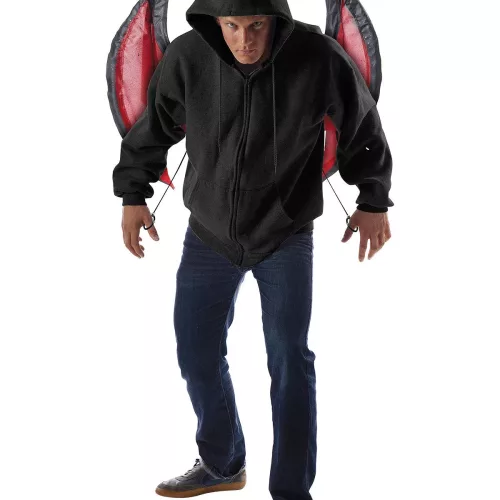 Photo du produit Ailes chauve-souris noires et rouges