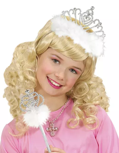 Photo du produit Diadème princesse avec fourrure blanche
