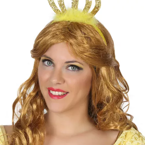 Photo du produit Diadème princesse dorée adulte