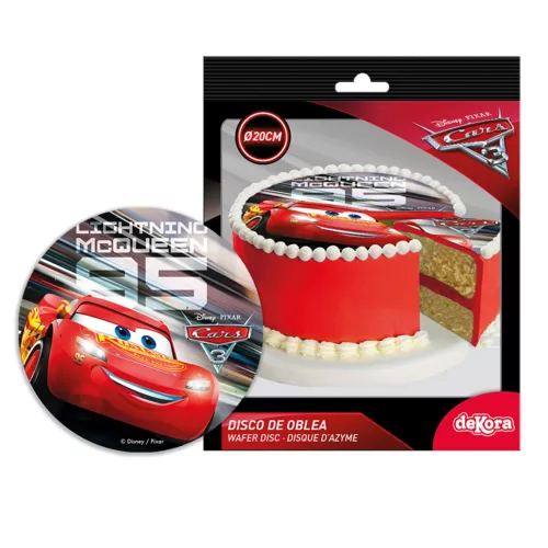 Photo du produit Disque azyme Cars 20 cm