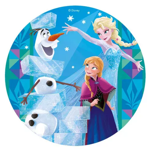 Photo du produit Disque azyme La Reine des Neiges 20 cm
