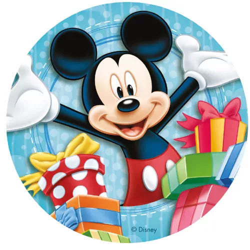 Photo du produit Disque en sucre Mickey 20 cm