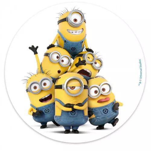 Photo du produit Disque en sucre Minions 16 cm