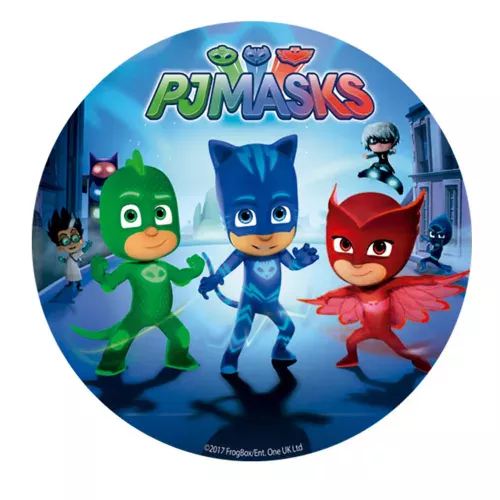 Photo du produit Disque en sucre Pyjamasques 16 cm