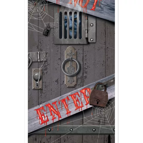 Photo du produit Décoration pour porte Do Not Enter 76x152cm halloween