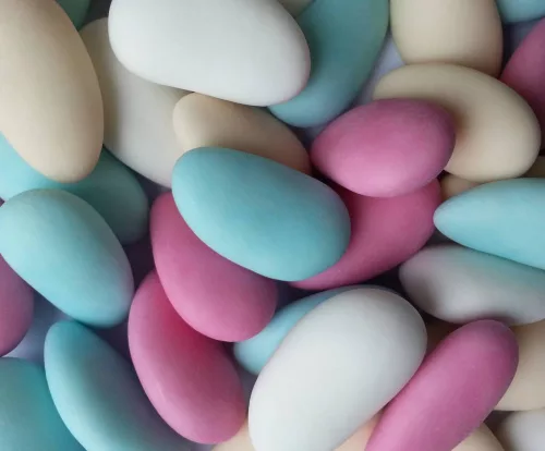 Photo du produit Dragées amandes multicolore