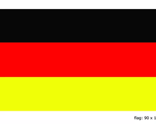 Photo du produit Drapeau supporter Allemagne 150 x 90 cm