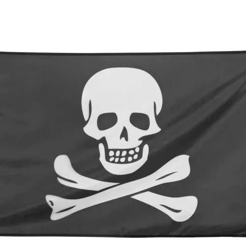 Photo du produit Drapeau pirate avec oeillets