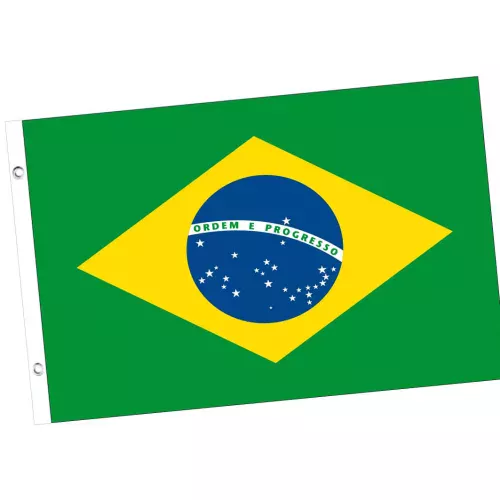 Photo du produit Drapeau supporter Brésil 150 x 90 cm