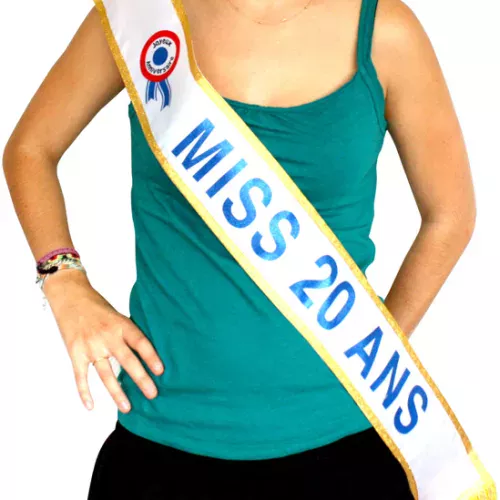 Photo du produit Echarpe Miss 20 ans