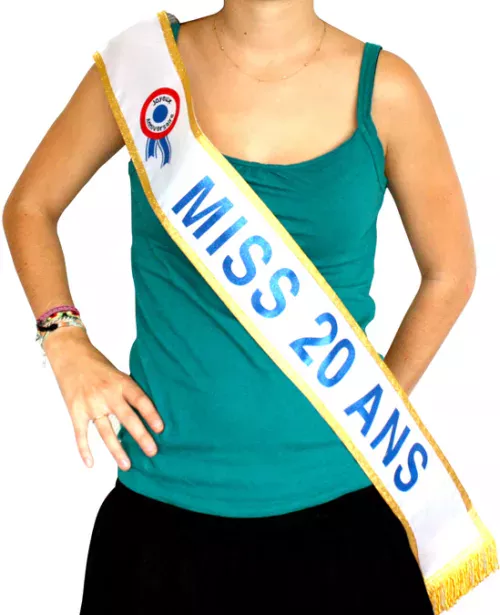 Photo du produit Echarpe Miss 20 ans